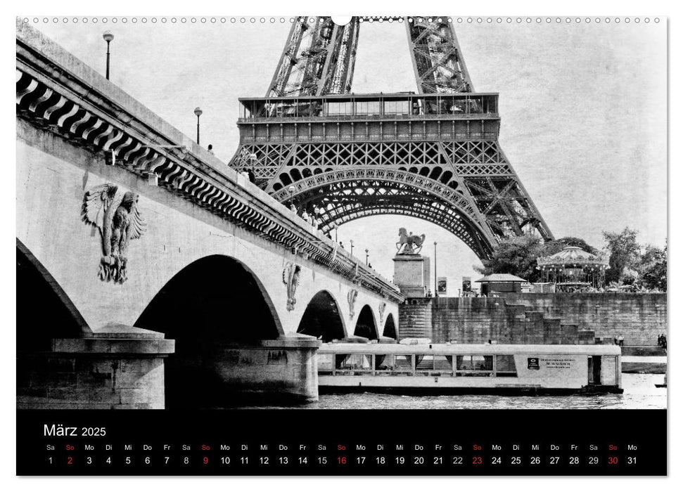 Streifzug durch Paris (CALVENDO Premium Wandkalender 2025)