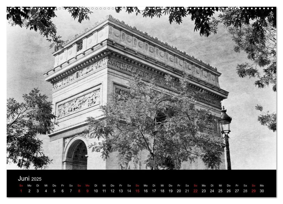 Streifzug durch Paris (CALVENDO Premium Wandkalender 2025)