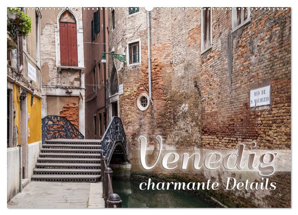 VENEDIG charmante Details (CALVENDO Wandkalender 2025)