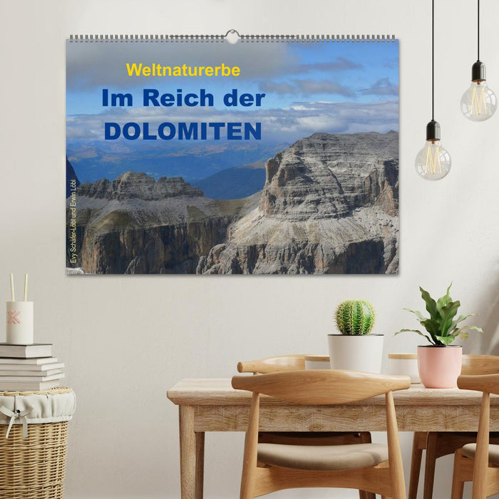 Weltnaturerbe - Im Reich der DOLOMITEN (CALVENDO Wandkalender 2025)