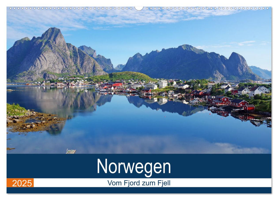 Norwegen 2025 - vom Fjord zum Fjell (CALVENDO Wandkalender 2025)