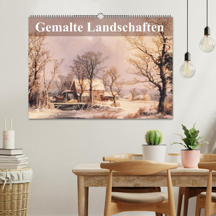 Gemalte Landschaften (CALVENDO Wandkalender 2025)