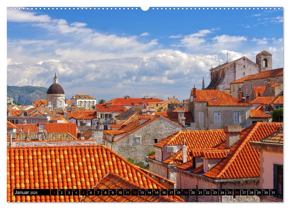 Dubrovnik - Perle der Adria (CALVENDO Premium Wandkalender 2025)