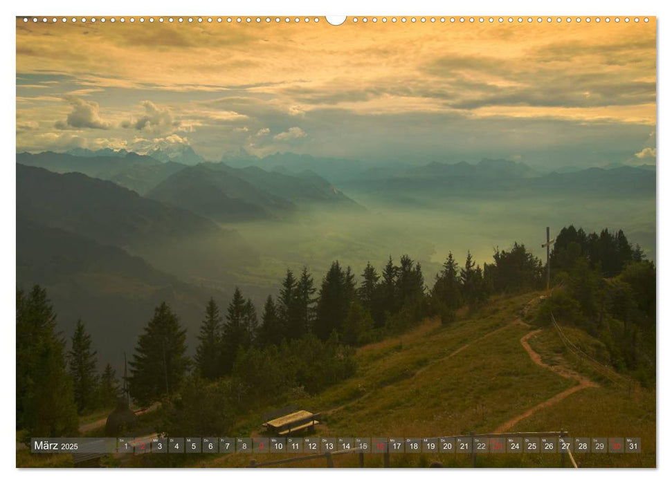 Der Zauber der Schweizer Berge (CALVENDO Premium Wandkalender 2025)