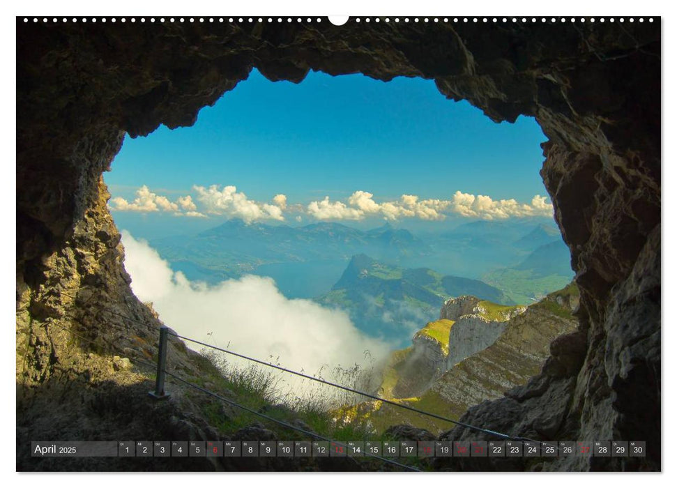 Der Zauber der Schweizer Berge (CALVENDO Premium Wandkalender 2025)