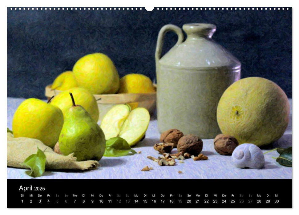 Neue alte Stillleben (CALVENDO Premium Wandkalender 2025)