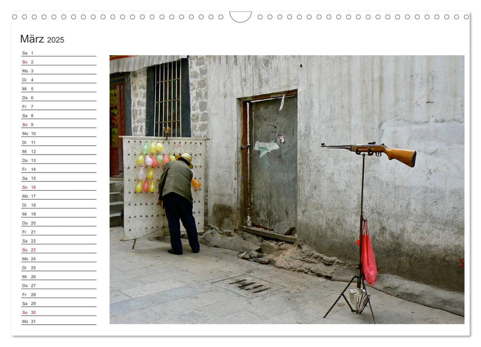 Tibet - Begegnungen (CALVENDO Wandkalender 2025)