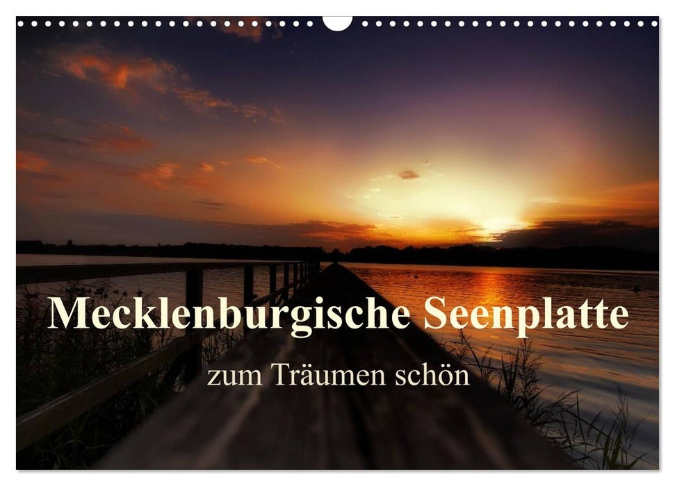 Mecklenburgische Seenplatte - zum Träumen schön (CALVENDO Wandkalender 2025)