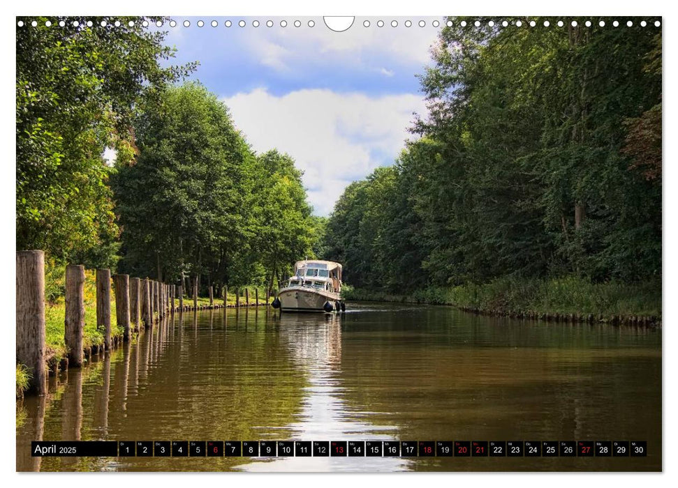 Mecklenburgische Seenplatte - zum Träumen schön (CALVENDO Wandkalender 2025)