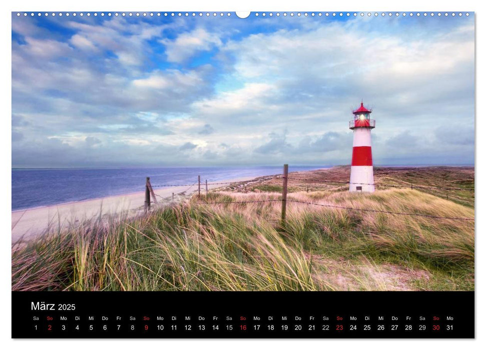 SYLT hinter den Dünen (CALVENDO Premium Wandkalender 2025)