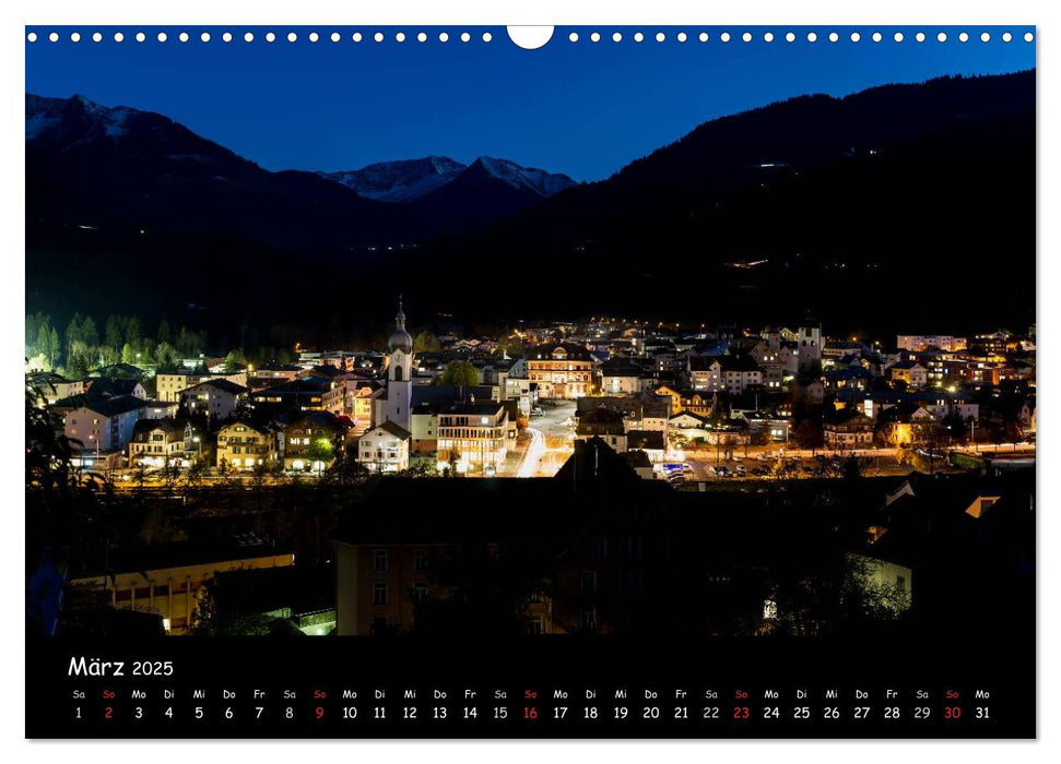 Die Surselva - das Bündner Oberland (CALVENDO Wandkalender 2025)