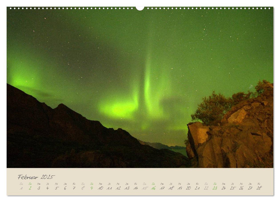 Zauber des Nordlichts - Aurora borealis (CALVENDO Premium Wandkalender 2025)