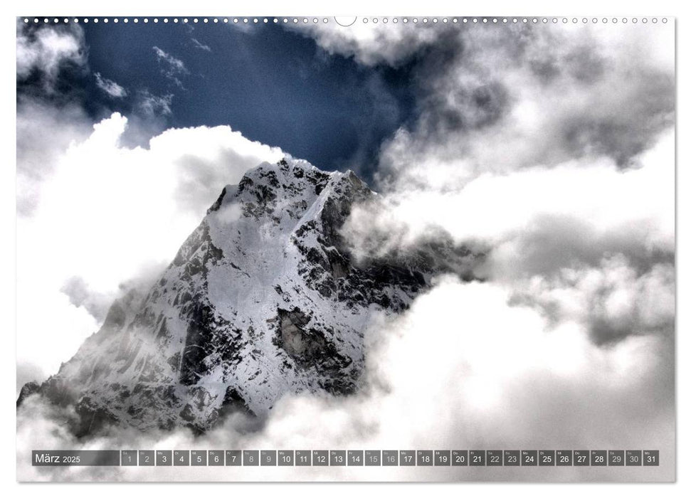 Himalaya - Gipfel des Sagarmatha Nationalparks (CALVENDO Wandkalender 2025)