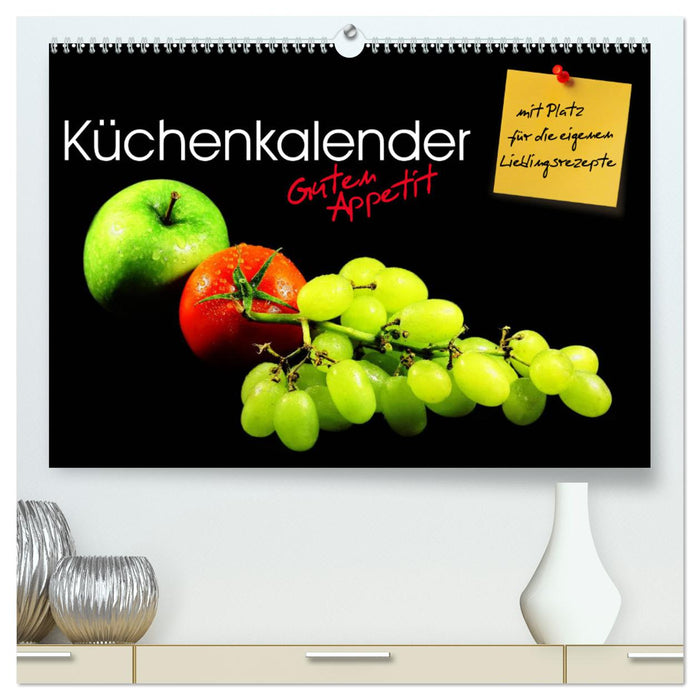 Küchenkalender Guten Appetit (CALVENDO Premium Wandkalender 2025)