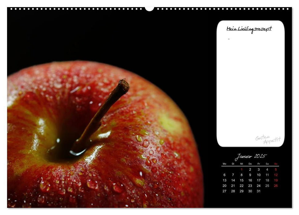 Küchenkalender Guten Appetit (CALVENDO Premium Wandkalender 2025)