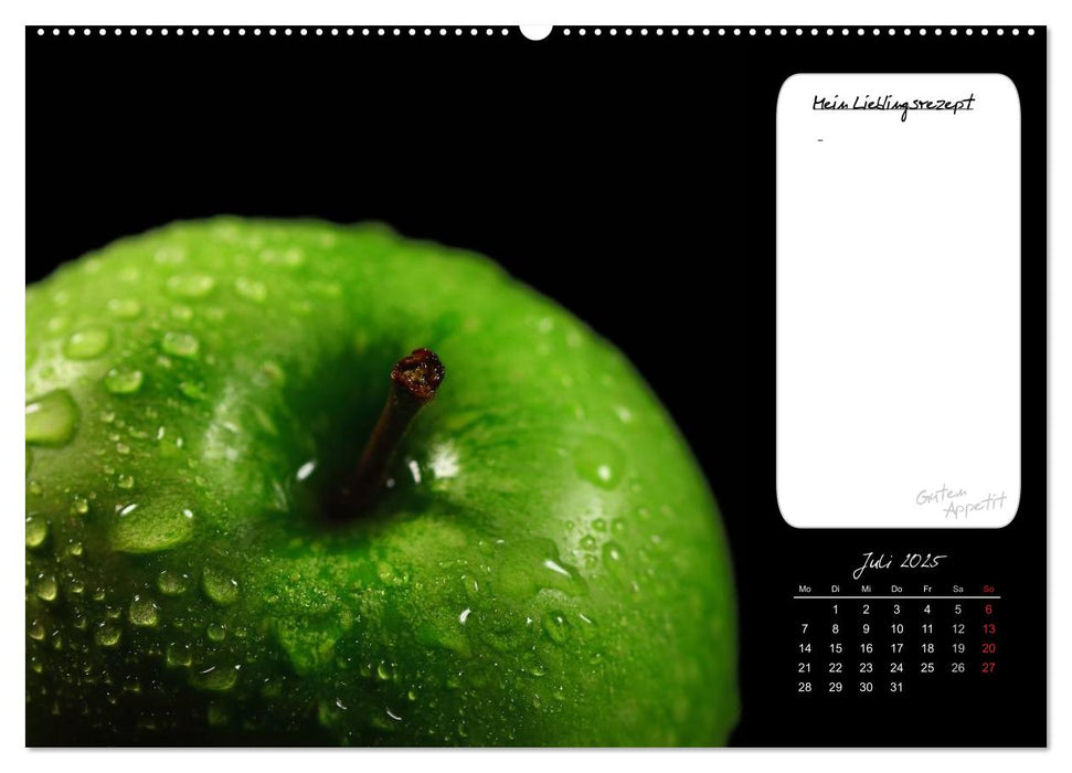 Küchenkalender Guten Appetit (CALVENDO Premium Wandkalender 2025)