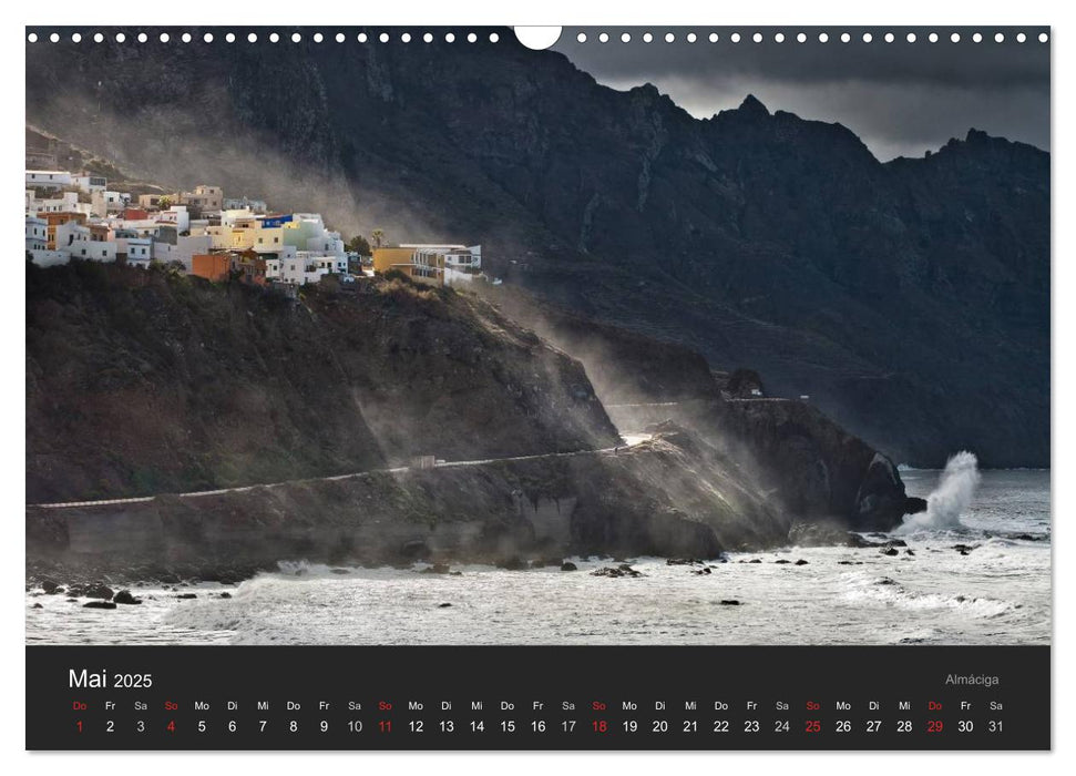 TENERIFFA Der wilde Norden (CALVENDO Wandkalender 2025)