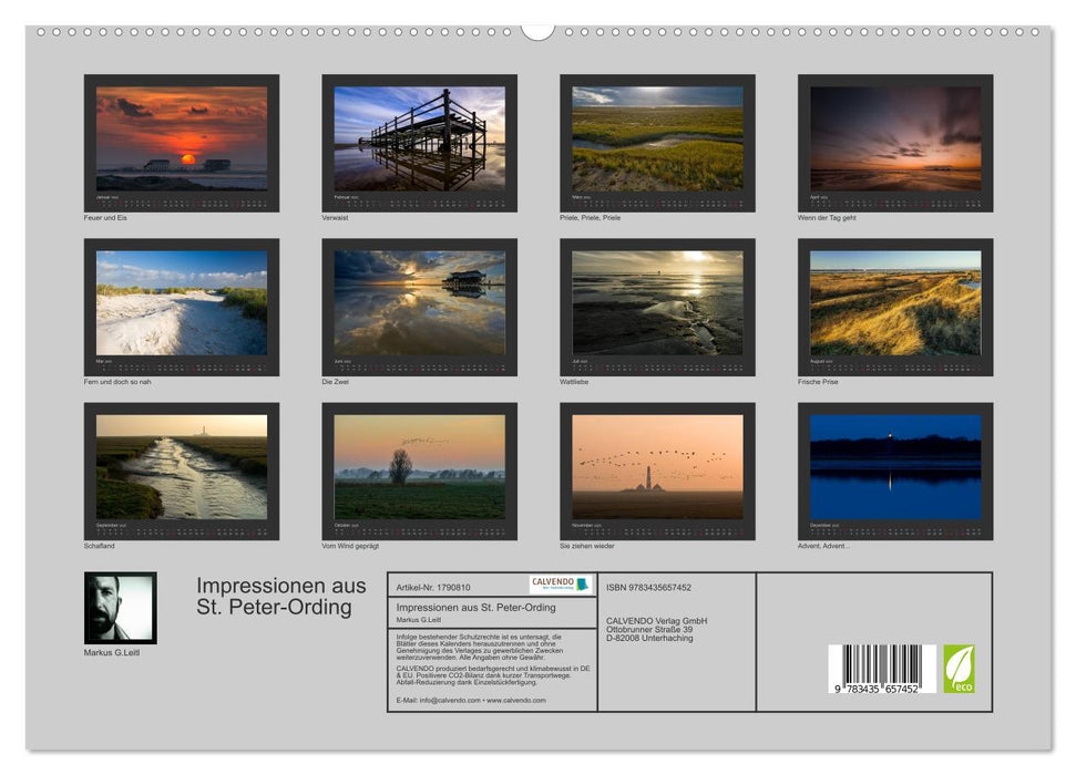 Impressionen aus St. Peter-Ording (CALVENDO Premium Wandkalender 2025)