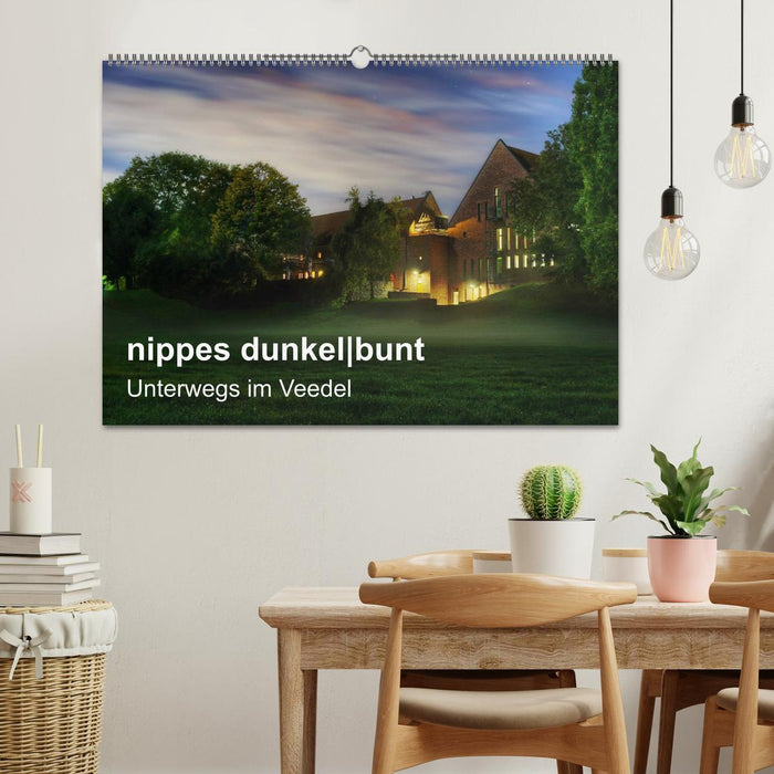 nippes dunkelbunt - Unterwegs im Veedel (CALVENDO Wandkalender 2025)