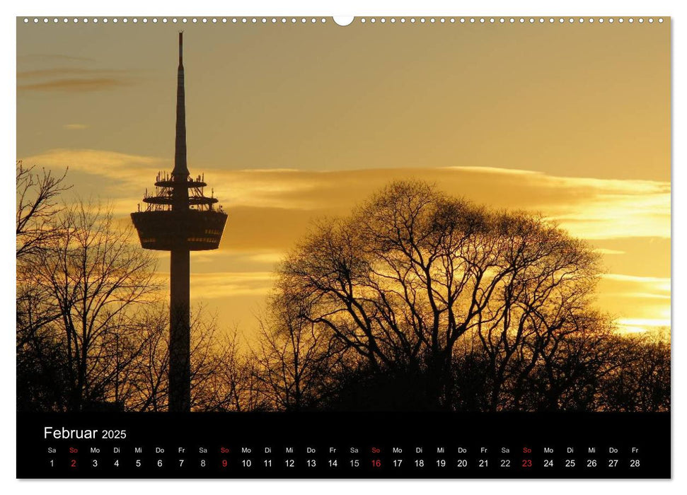 nippes dunkelbunt - Unterwegs im Veedel (CALVENDO Wandkalender 2025)