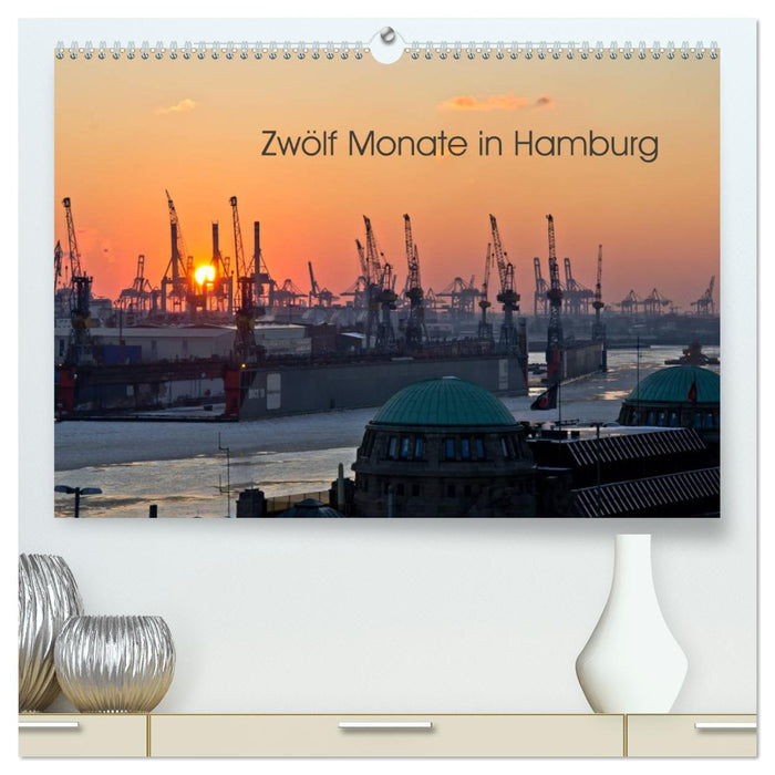 Zwölf Monate in Hamburg (CALVENDO Premium Wandkalender 2025)