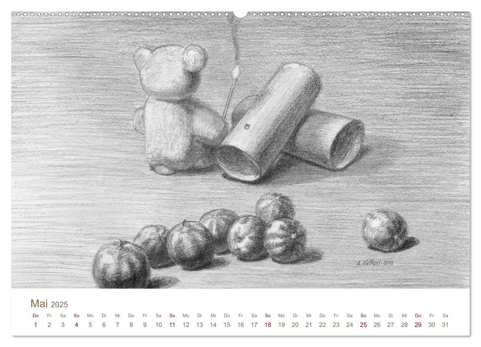 C' est la vie - Der Teddybären Kalender (CALVENDO Premium Wandkalender 2025)