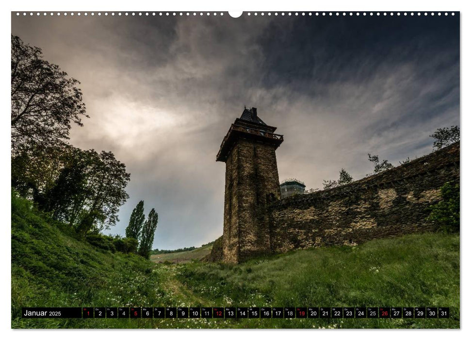 Oberwesel - Stadt der Türme (CALVENDO Premium Wandkalender 2025)