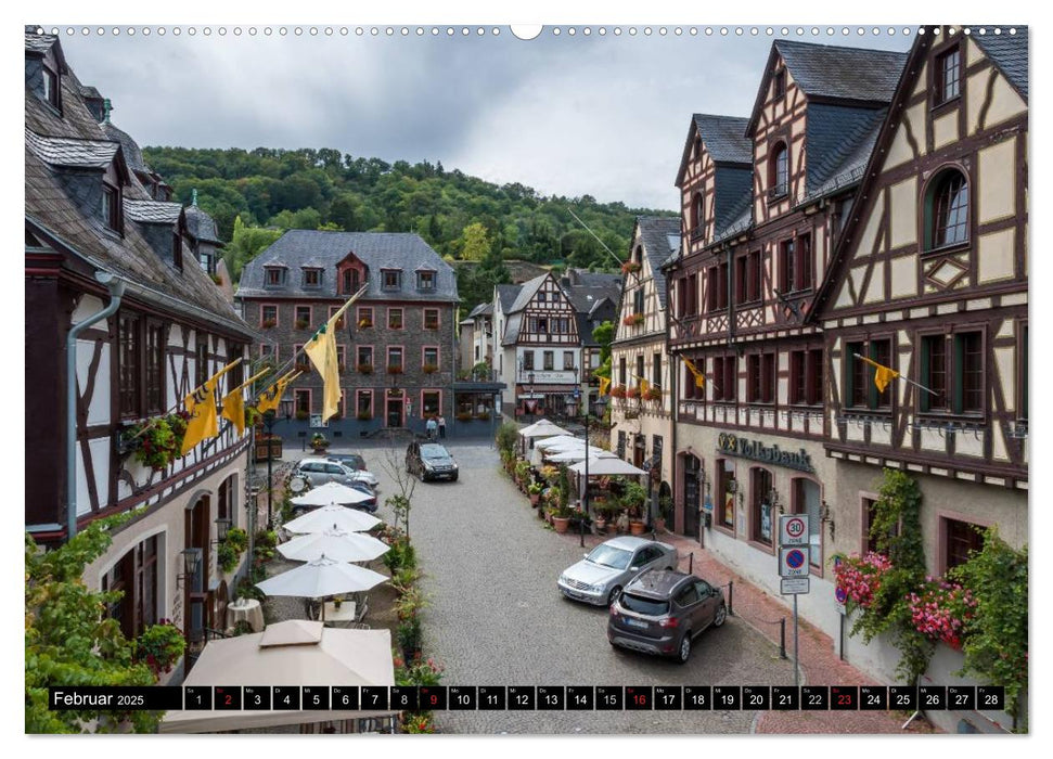 Oberwesel - Stadt der Türme (CALVENDO Premium Wandkalender 2025)