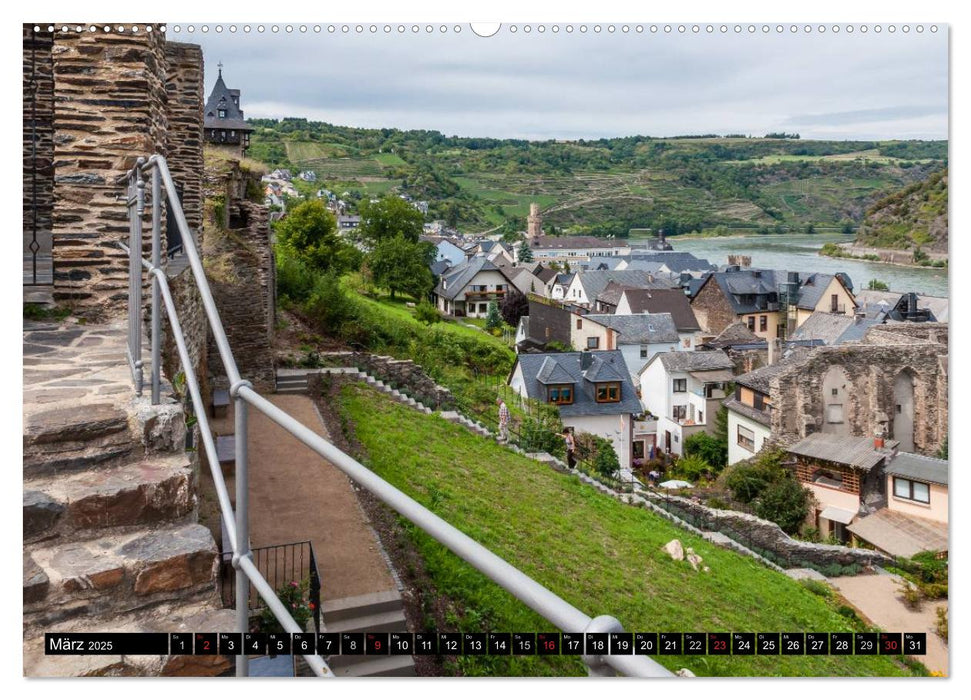 Oberwesel - Stadt der Türme (CALVENDO Premium Wandkalender 2025)