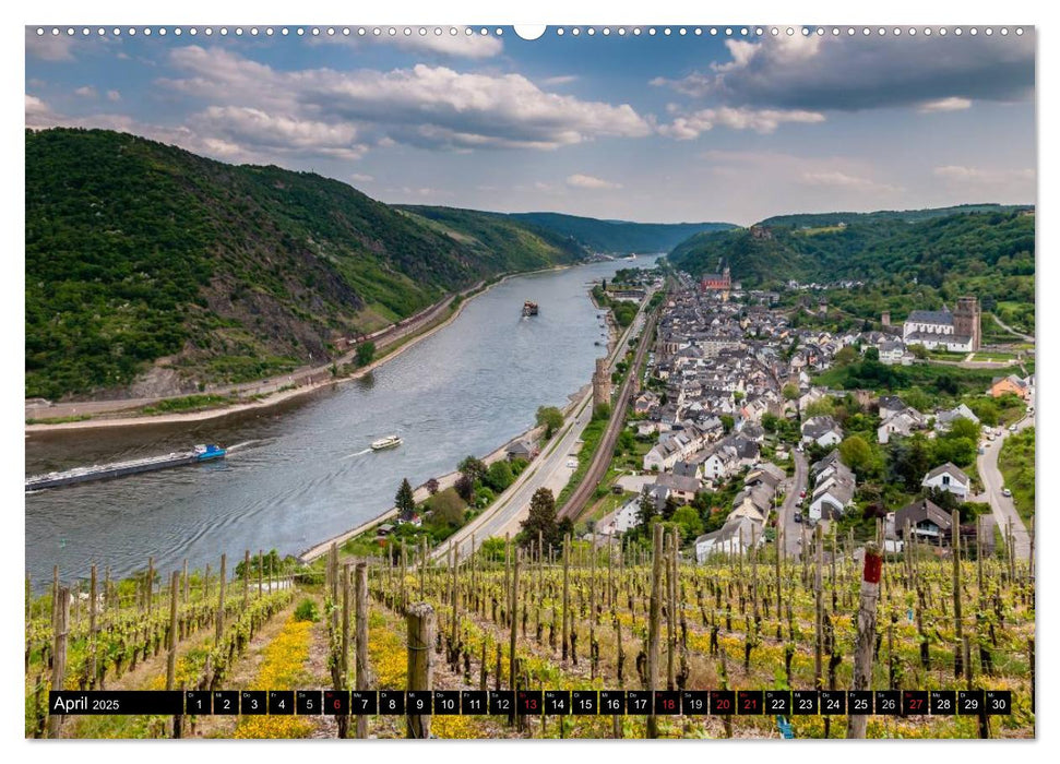 Oberwesel - Stadt der Türme (CALVENDO Premium Wandkalender 2025)