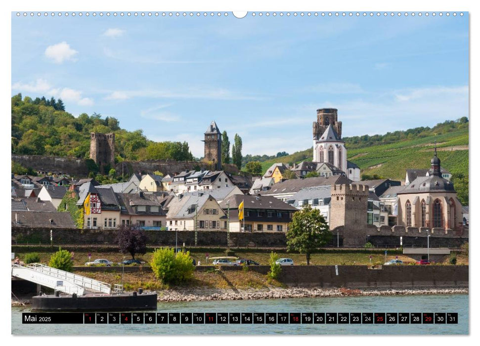 Oberwesel - Stadt der Türme (CALVENDO Premium Wandkalender 2025)