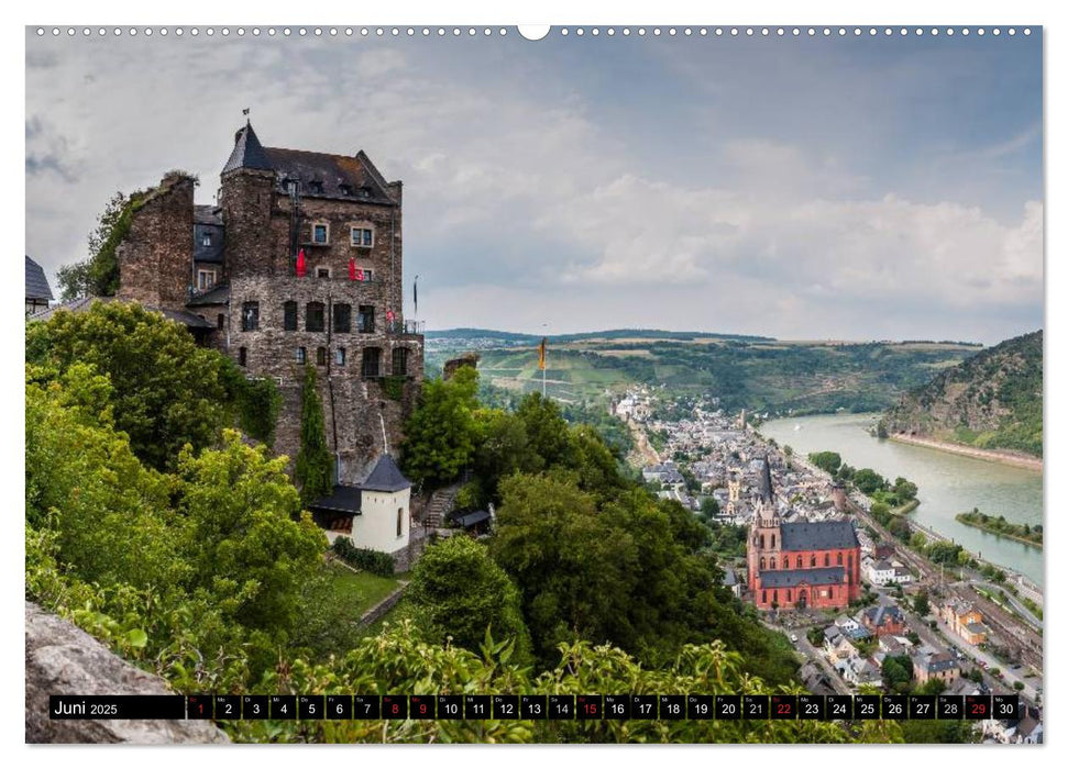 Oberwesel - Stadt der Türme (CALVENDO Premium Wandkalender 2025)