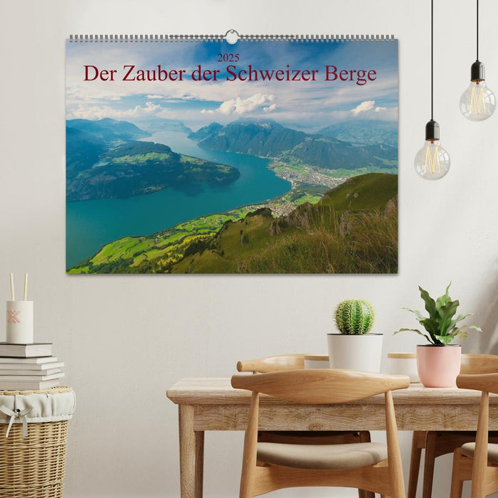 Der Zauber der Schweizer Berge (CALVENDO Wandkalender 2025)