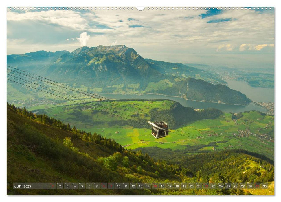 Der Zauber der Schweizer Berge (CALVENDO Wandkalender 2025)