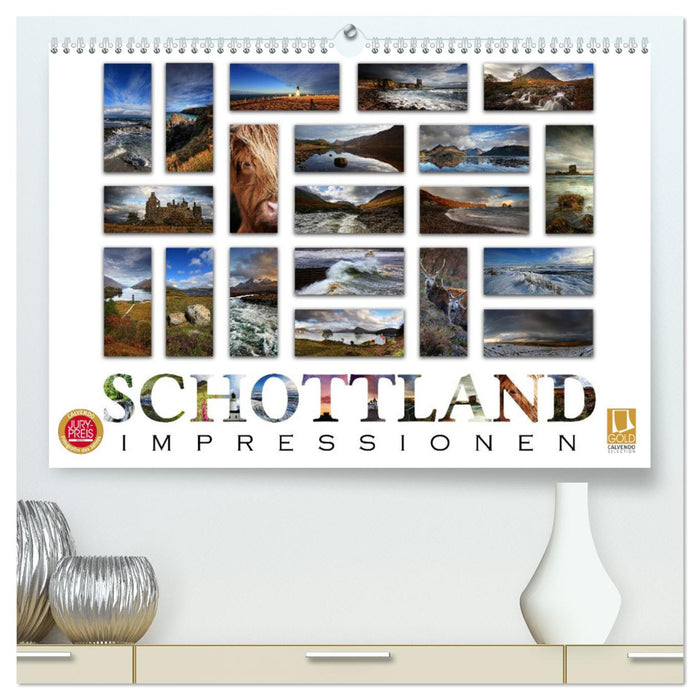 Schottland Impressionen (CALVENDO Premium Wandkalender 2025)