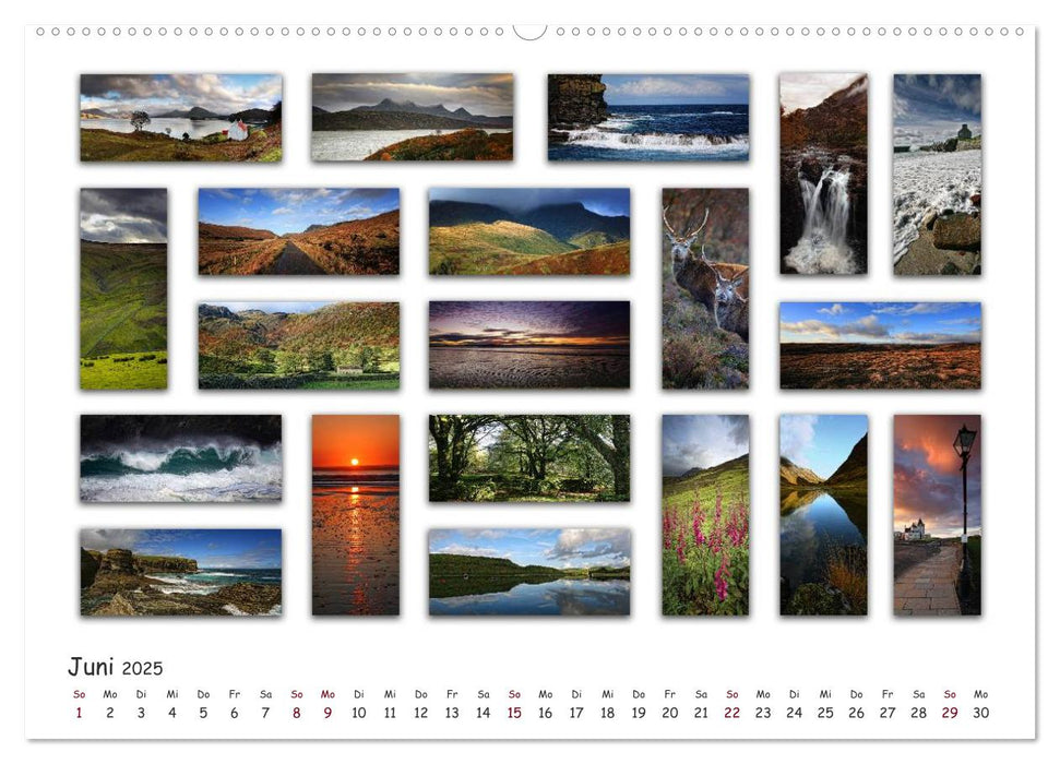 Schottland Impressionen (CALVENDO Premium Wandkalender 2025)