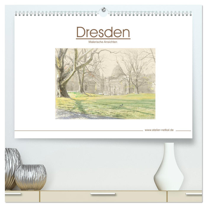 Dresden - Malerische Ansichten (CALVENDO Premium Wandkalender 2025)