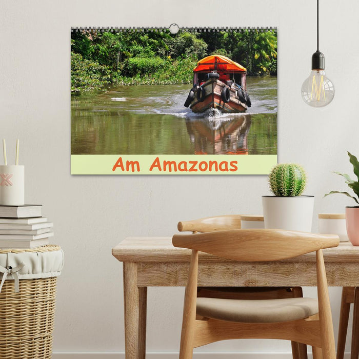 Am Amazonas (CALVENDO Wandkalender 2025)