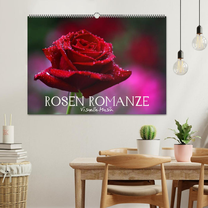 Rosen Romanze - Visuelle Musik (CALVENDO Wandkalender 2025)