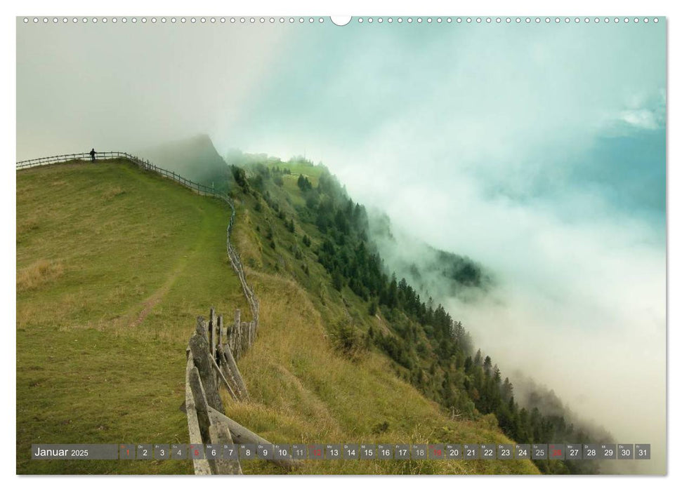 Entdecke die Berge der Schweiz mit dem TELL-PASS (CALVENDO Premium Wandkalender 2025)