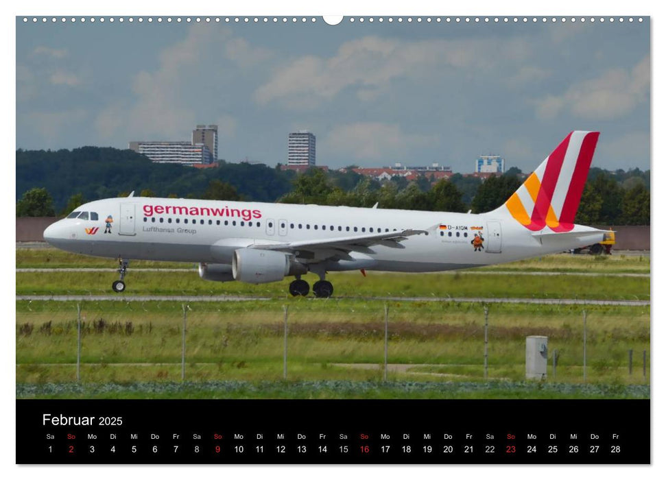 Flugzeugbilder für Kids und Co (CALVENDO Premium Wandkalender 2025)