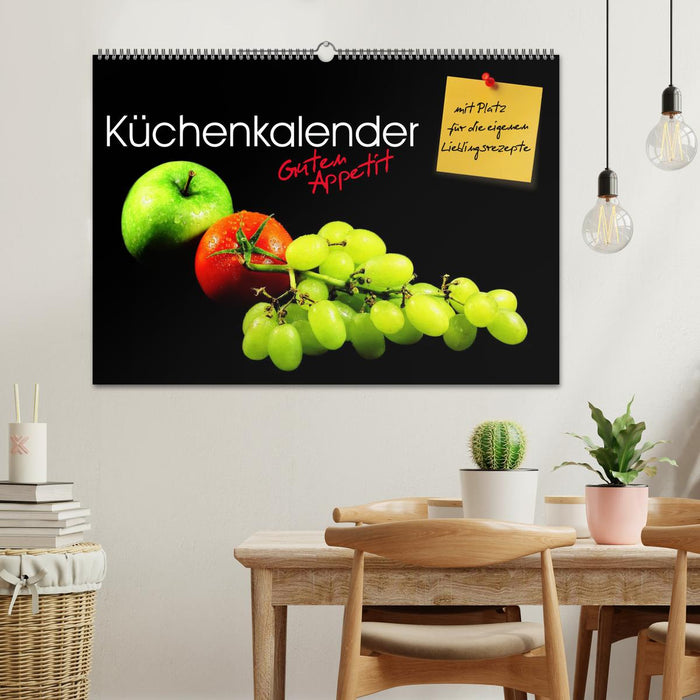 Küchenkalender Guten Appetit (CALVENDO Wandkalender 2025)