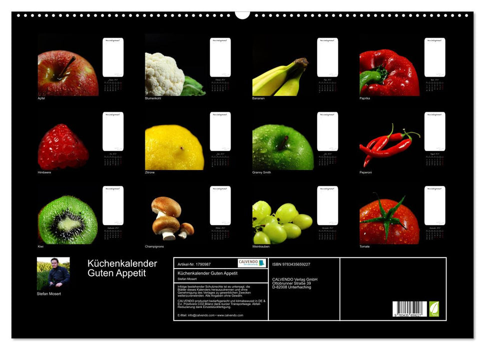 Küchenkalender Guten Appetit (CALVENDO Wandkalender 2025)