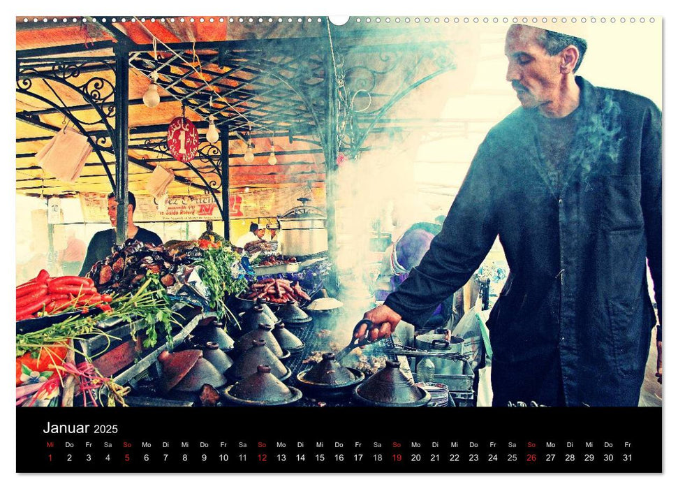 Marrakech - Perle des Südens 2025 (CALVENDO Premium Wandkalender 2025)