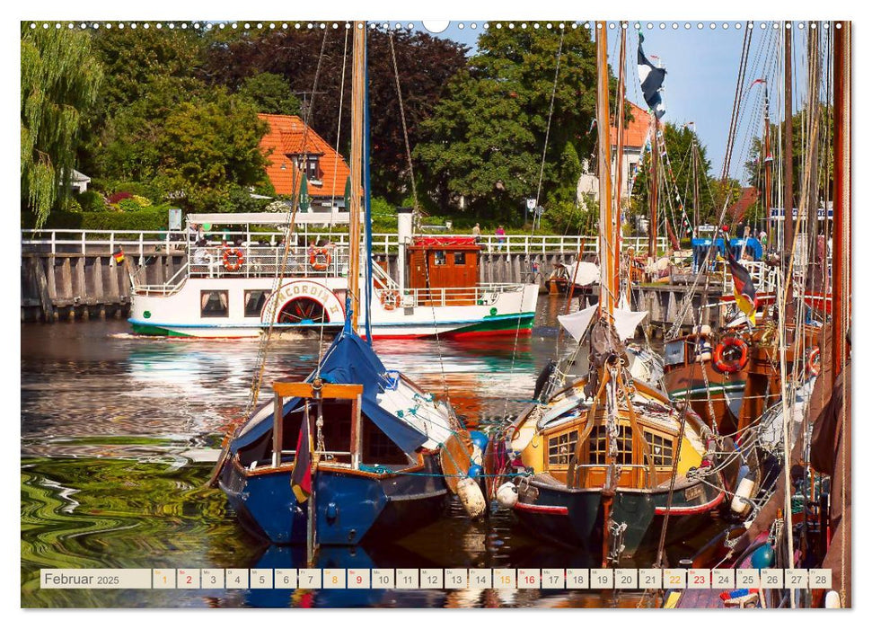 Ostfriesland - der alte Hafen Carolinensiel (CALVENDO Premium Wandkalender 2025)