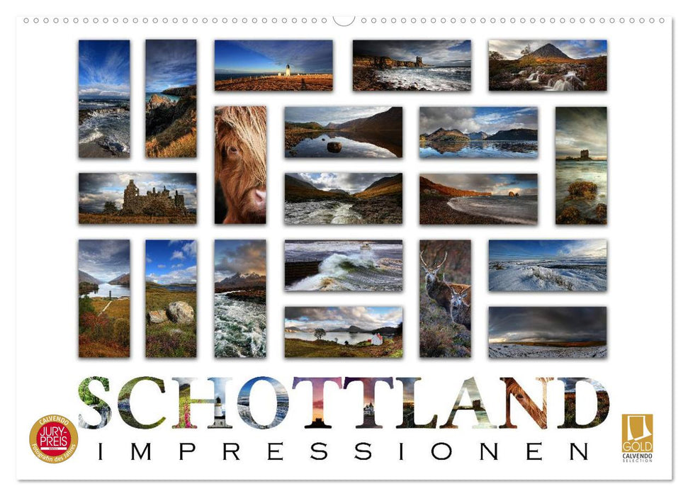 Schottland Impressionen (CALVENDO Wandkalender 2025)