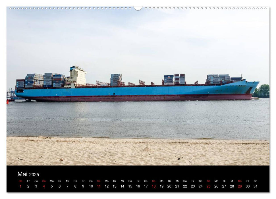 Zwölf Monate in Hamburg (CALVENDO Wandkalender 2025)