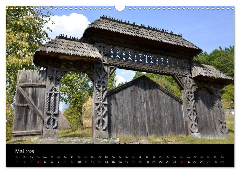 Maramures - Rumäniens zeitloser Norden (CALVENDO Wandkalender 2025)