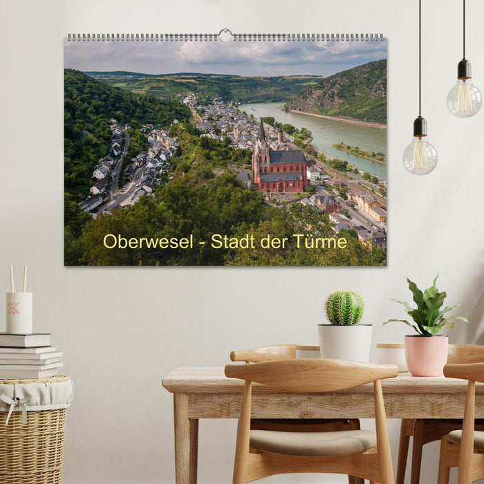Oberwesel - Stadt der Türme (CALVENDO Wandkalender 2025)