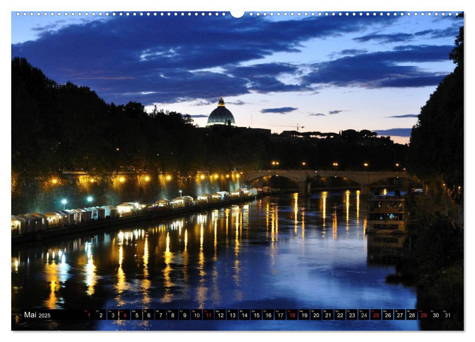 Spaziergang durch Rom (CALVENDO Premium Wandkalender 2025)